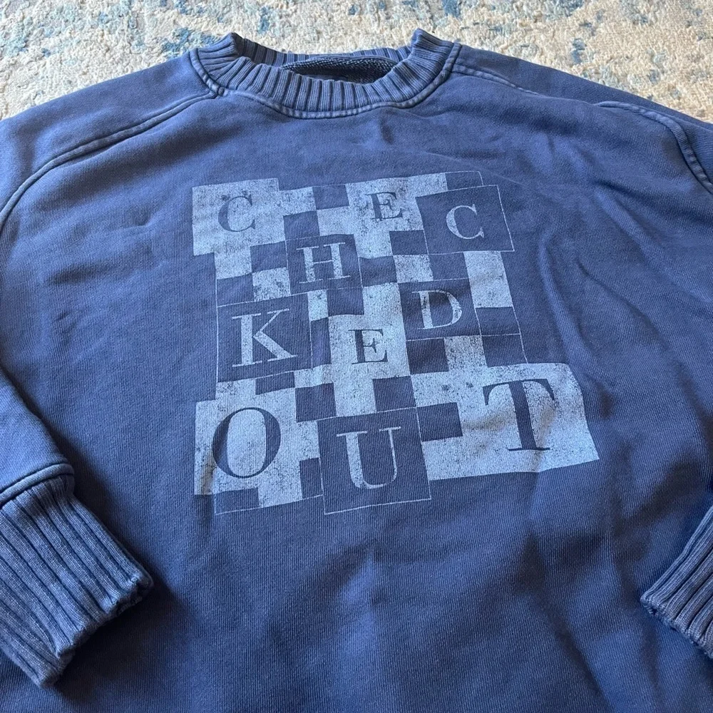 Aerie checked out oversized sweater XS - Picture 2 of 5
